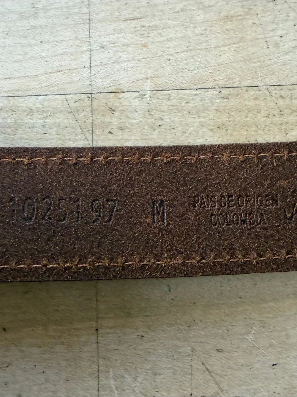 VELEZ Ladies Brown Leather Belt with Silver Eyelets Size M NWOT’s